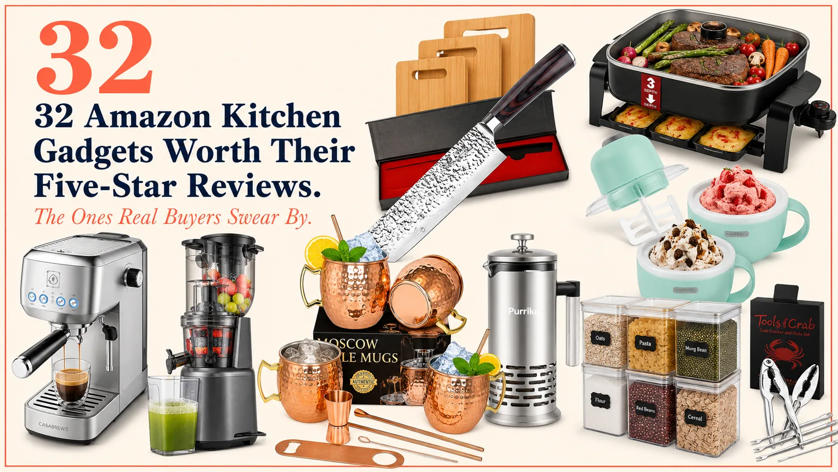 32 Amazon Kitchen Gadgets Worth Their Five-Star Reviews