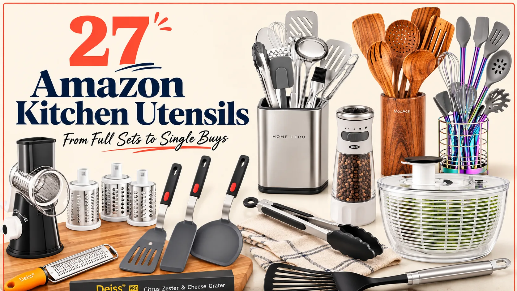 27 Amazon Kitchen Utensils, From Full Sets to Single Buys