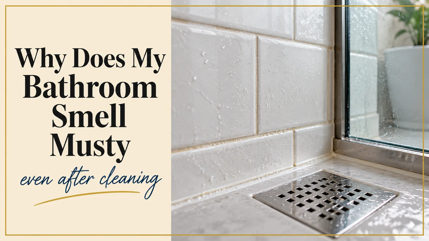 Why Does My Bathroom Smell Musty Even After Cleaning?