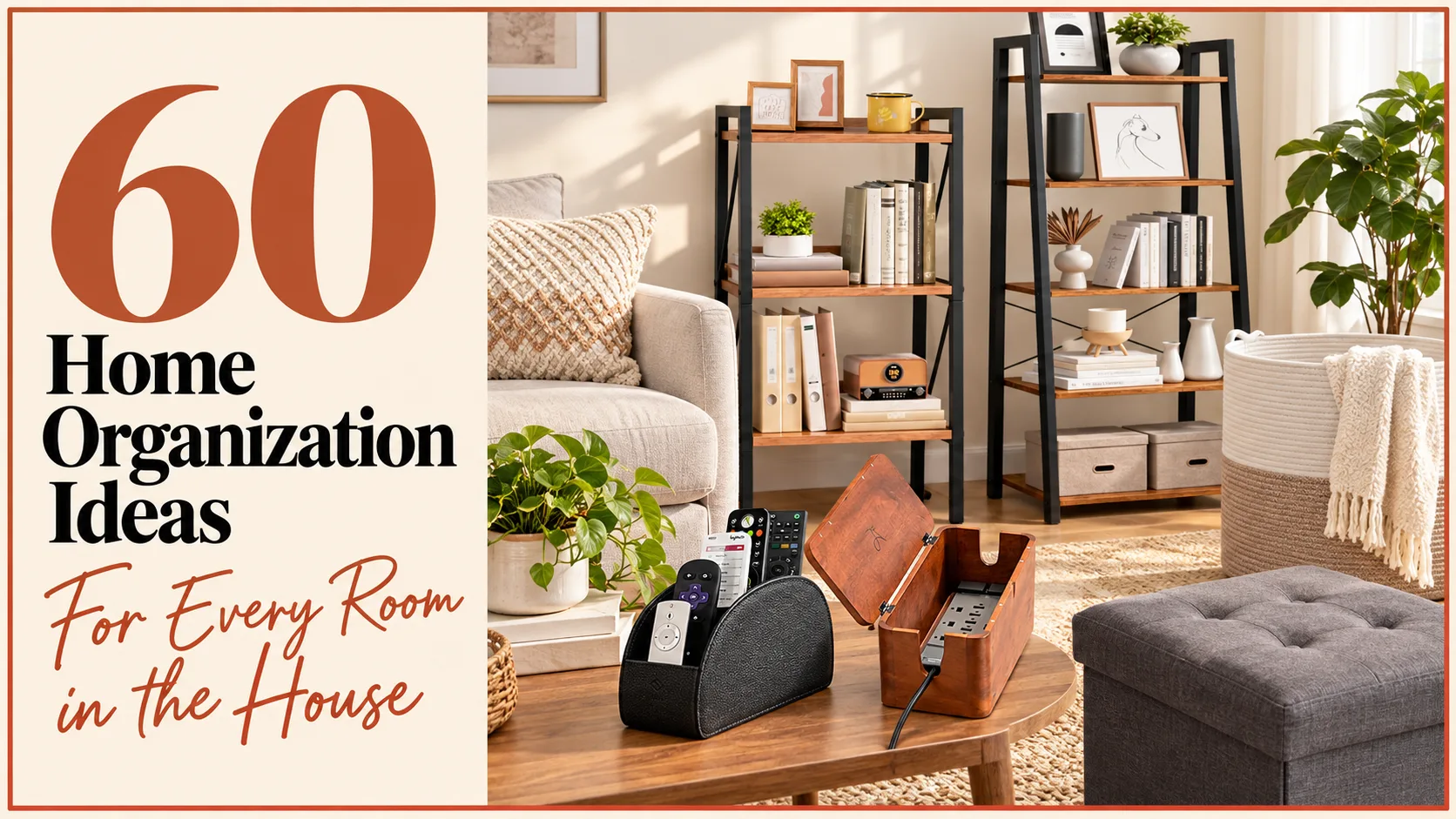 60 Home Organization Ideas for Every Room in the House