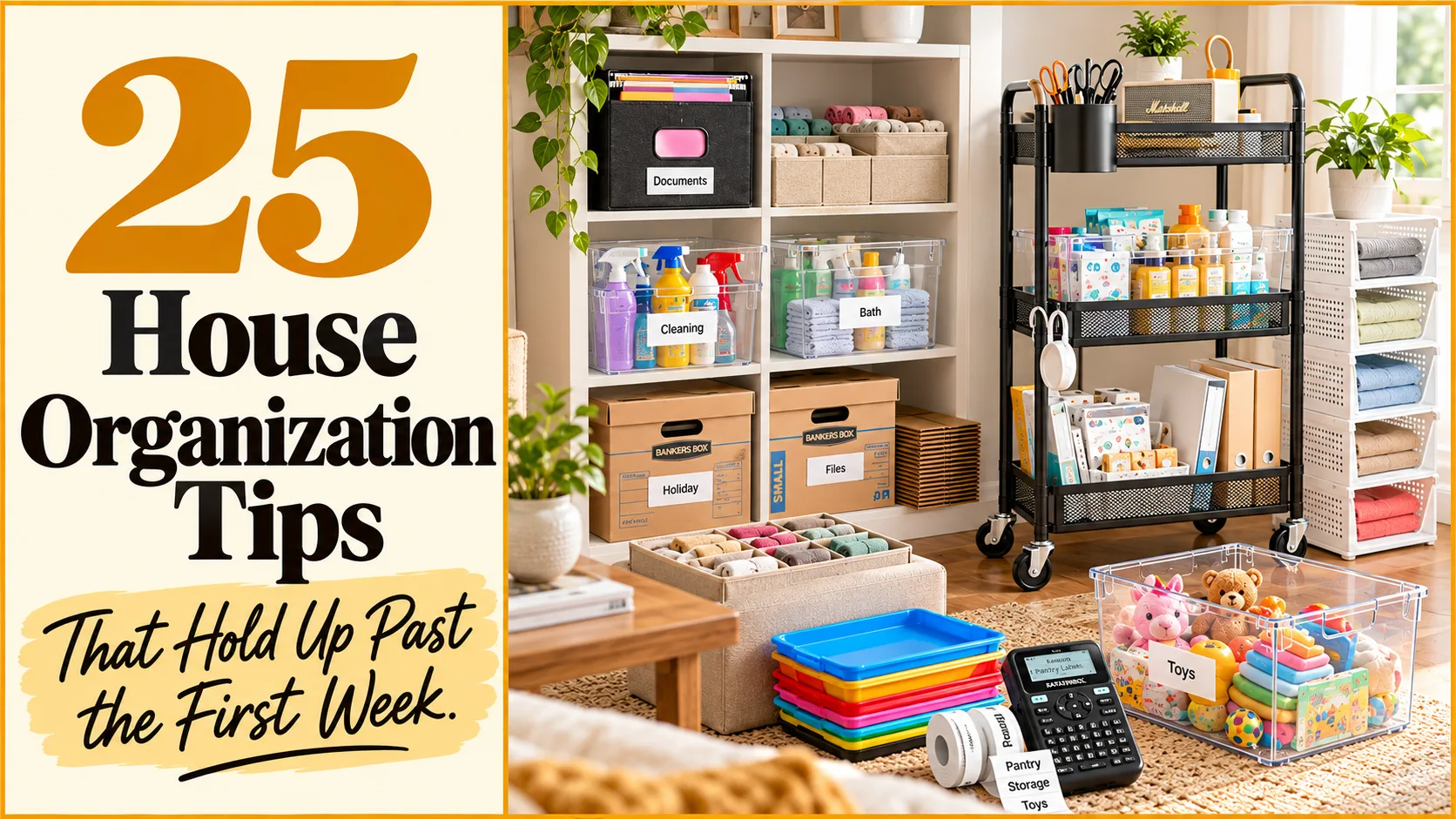 25 House Organization Tips That Hold Up Past the First Week