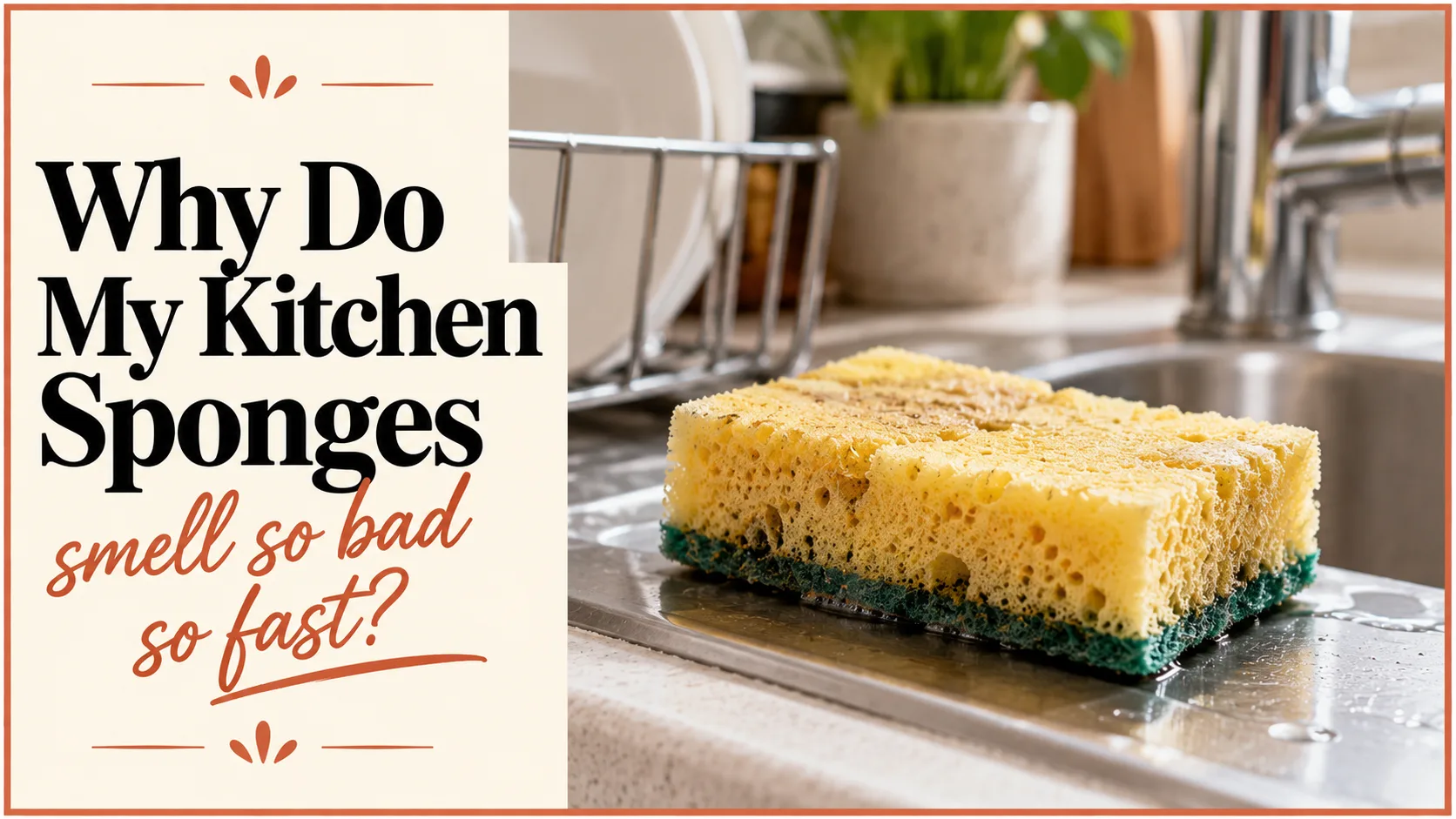 Why Do My Kitchen Sponges Smell So Bad So Fast?