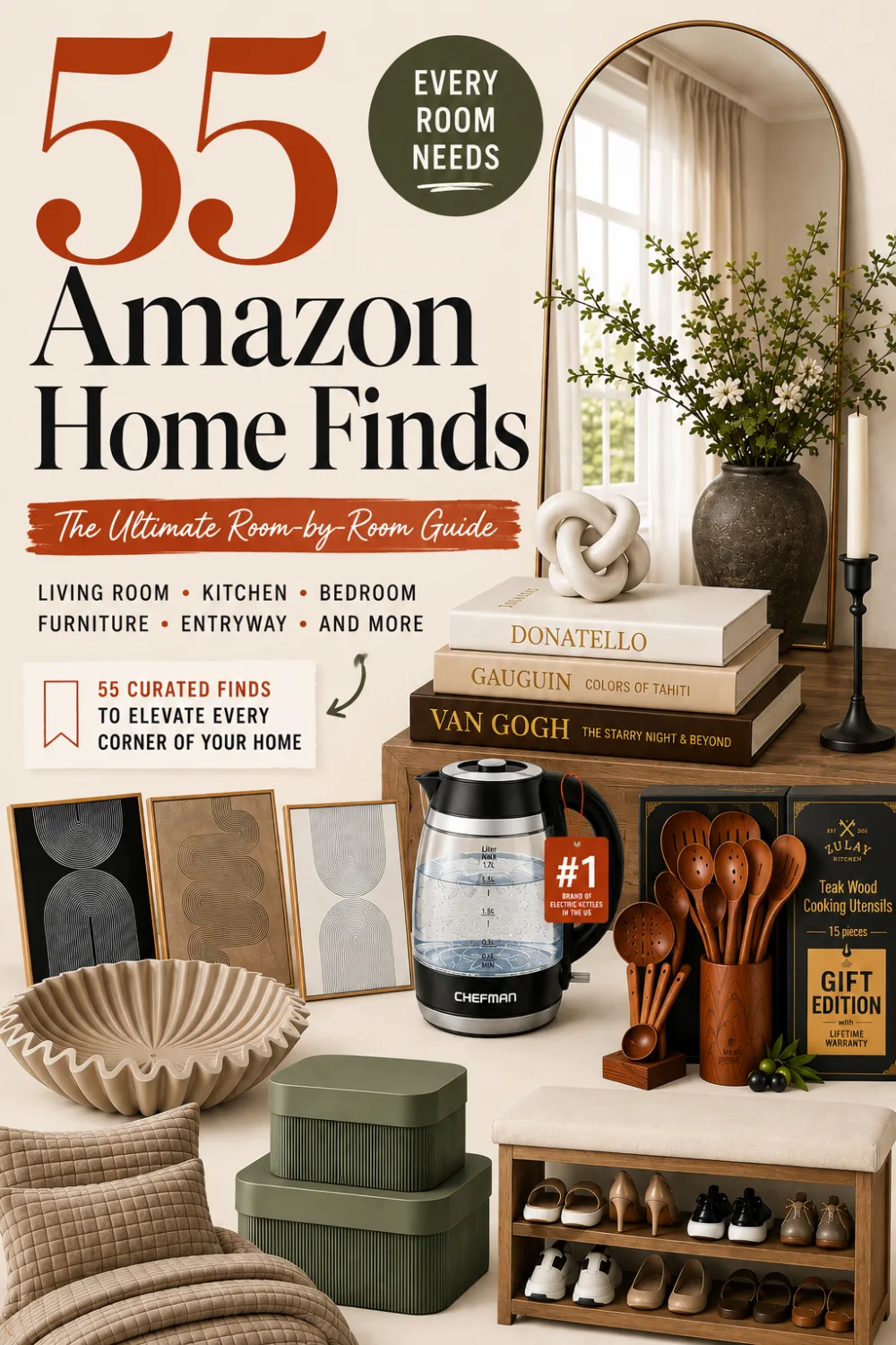 55 Amazon Home Finds Worth Adding to Every Room, pin this list