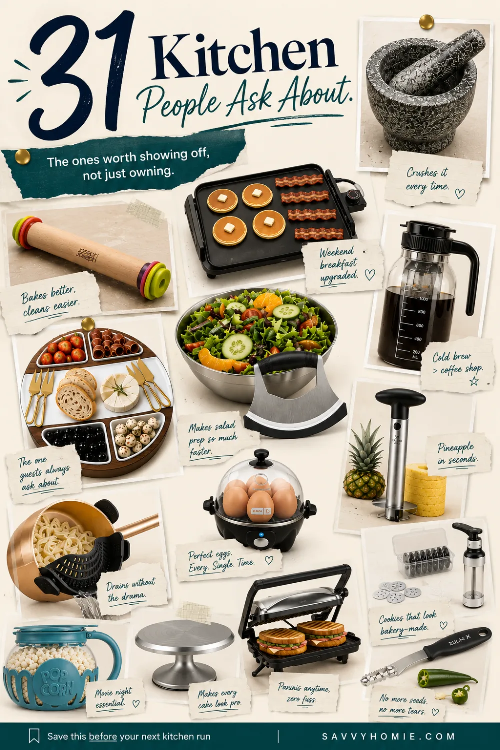 31 Cool Kitchen Gadgets That Make Cooking Feel Less Like a Chore, pin this list