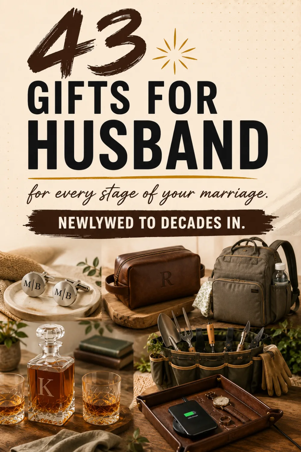43 Gifts for Husband for Every Stage of Your Marriage, pin this list