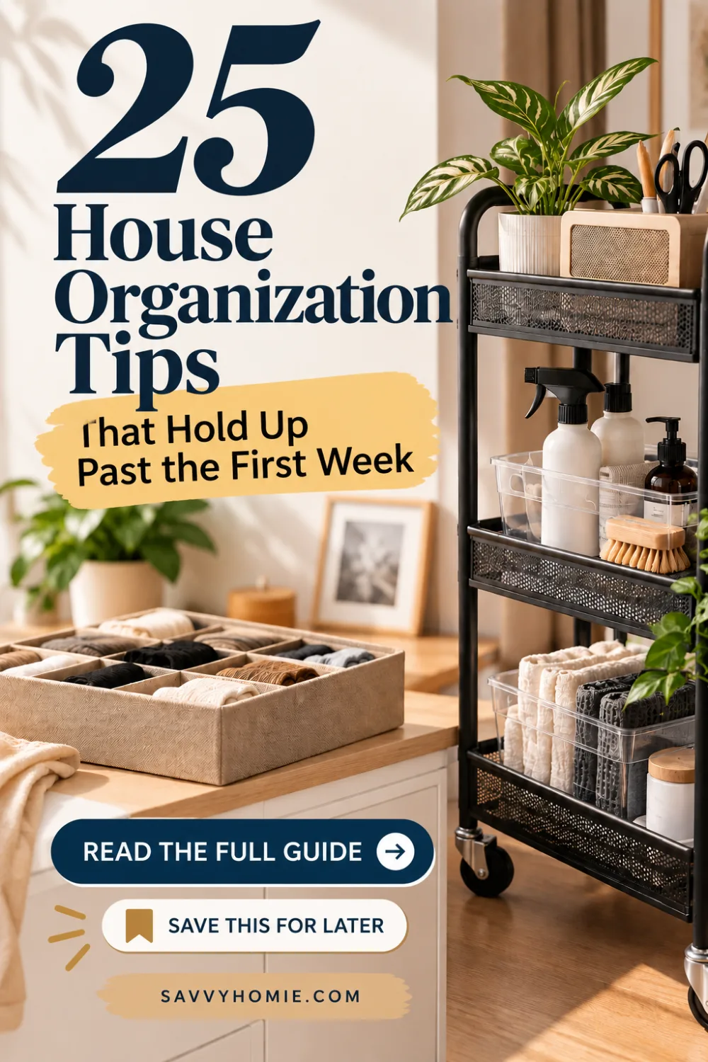 25 House Organization Tips That Hold Up Past the First Week, pin this list