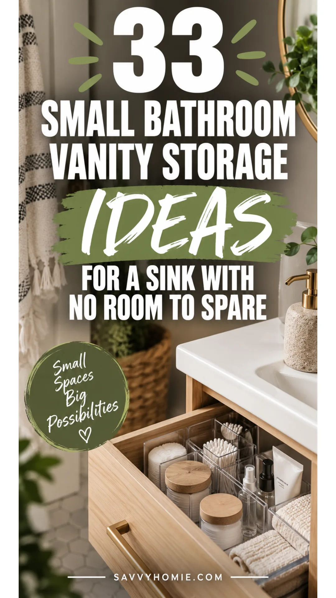 33 Small Bathroom Vanity Storage Ideas for a Sink With No Room to Spare, pin this list