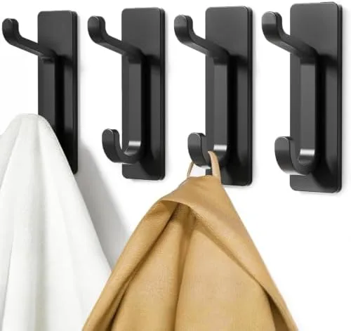 Skip the Drill and Hang a Robe Hook With Adhesive Strips