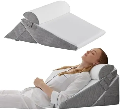Adjustable Bed Wedge Pillow Set