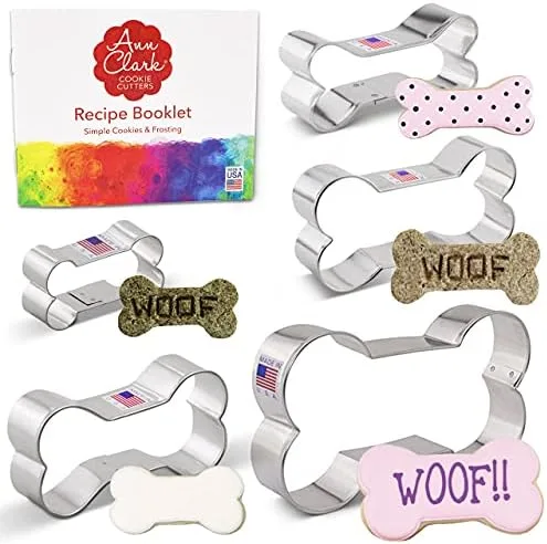 Ann Clark Dog Bone Cookie Cutter Set