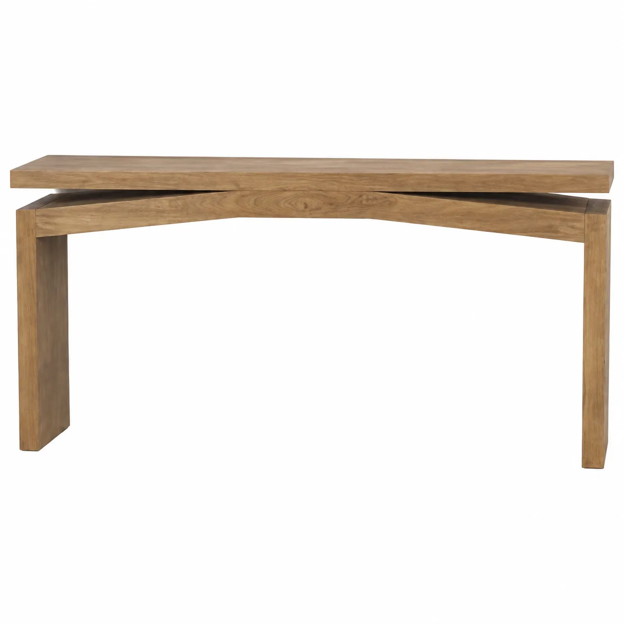Arched Wood Console Table