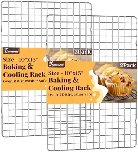 Baking and Cooling Rack, 2-Pack