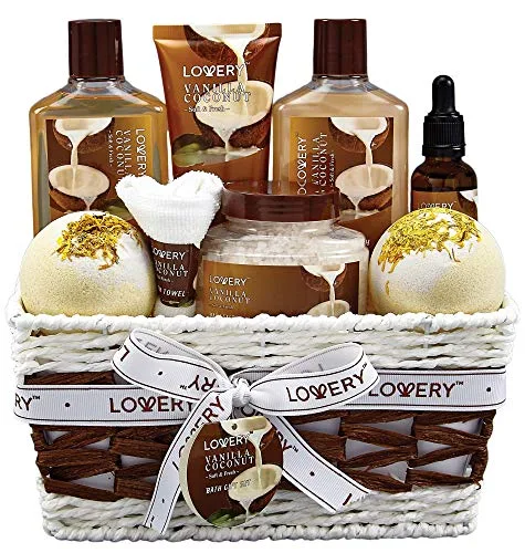 Lovery Vanilla Coconut Bath Gift Set