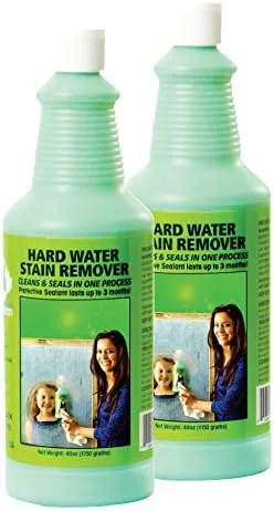 Hard water stain remover bottle
