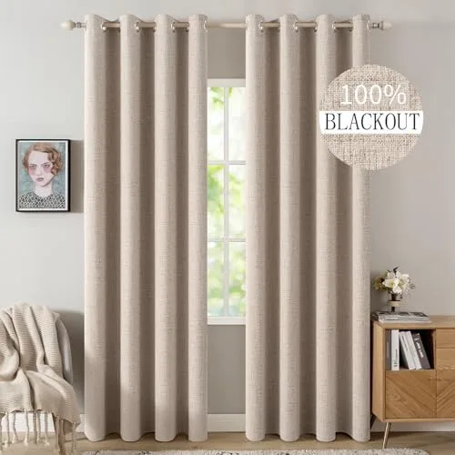 100% Blackout Curtain Panels
