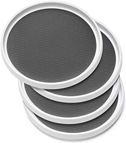 Cabinet Lazy Susan Turntable, 4-Pack
