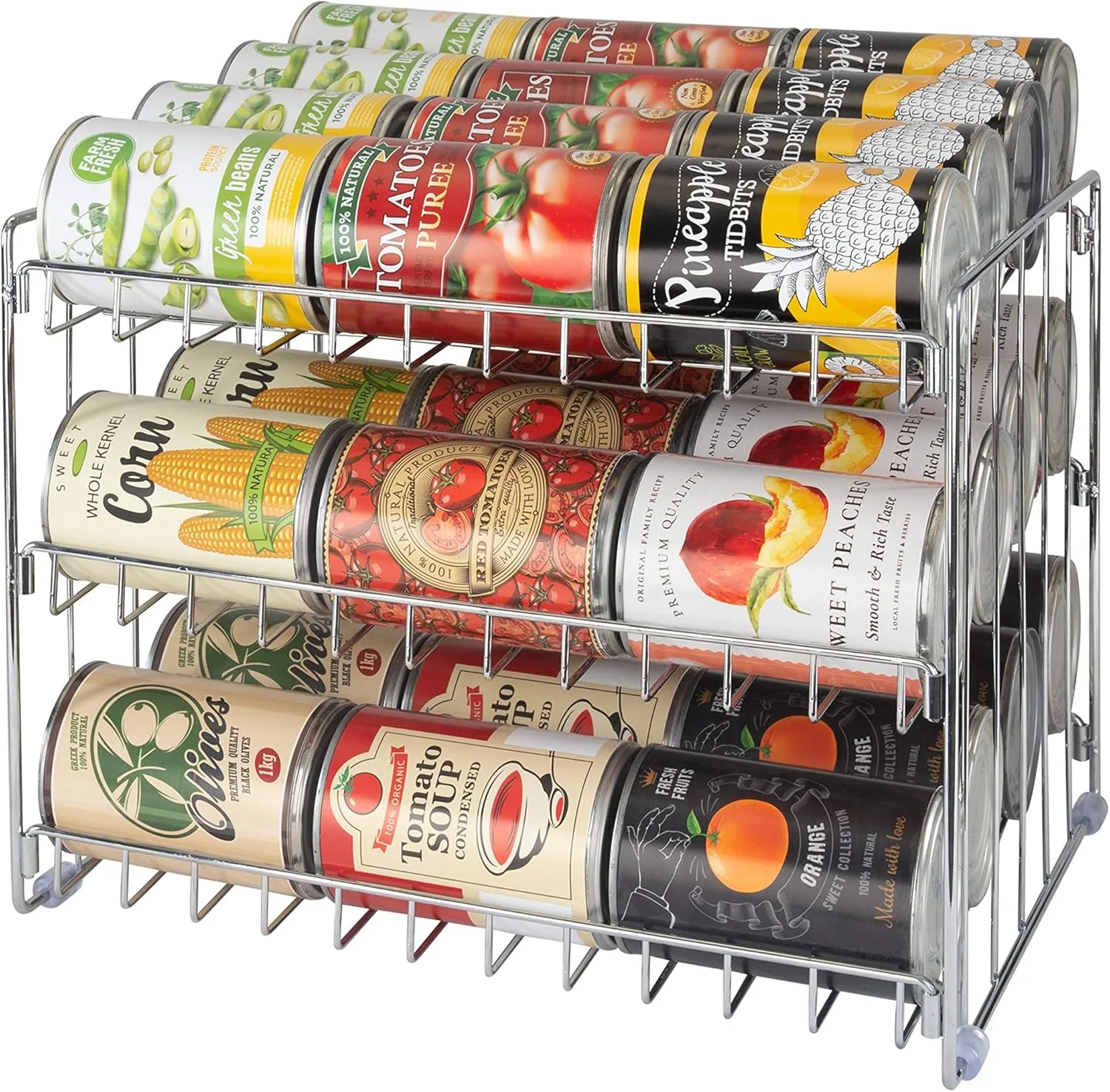 Stack Cans Three Deep Without Losing Sight of a Single One