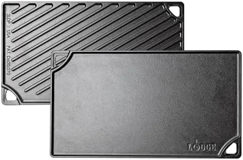 Cast Iron Reversible Grill and Griddle Pan