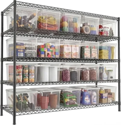 Garage storage shelving rack