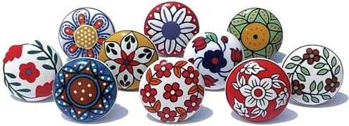 Finish the Dresser Drawers with Real Ceramic Knobs