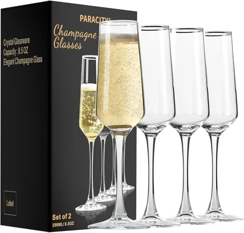 Champagne Flute Glass Set