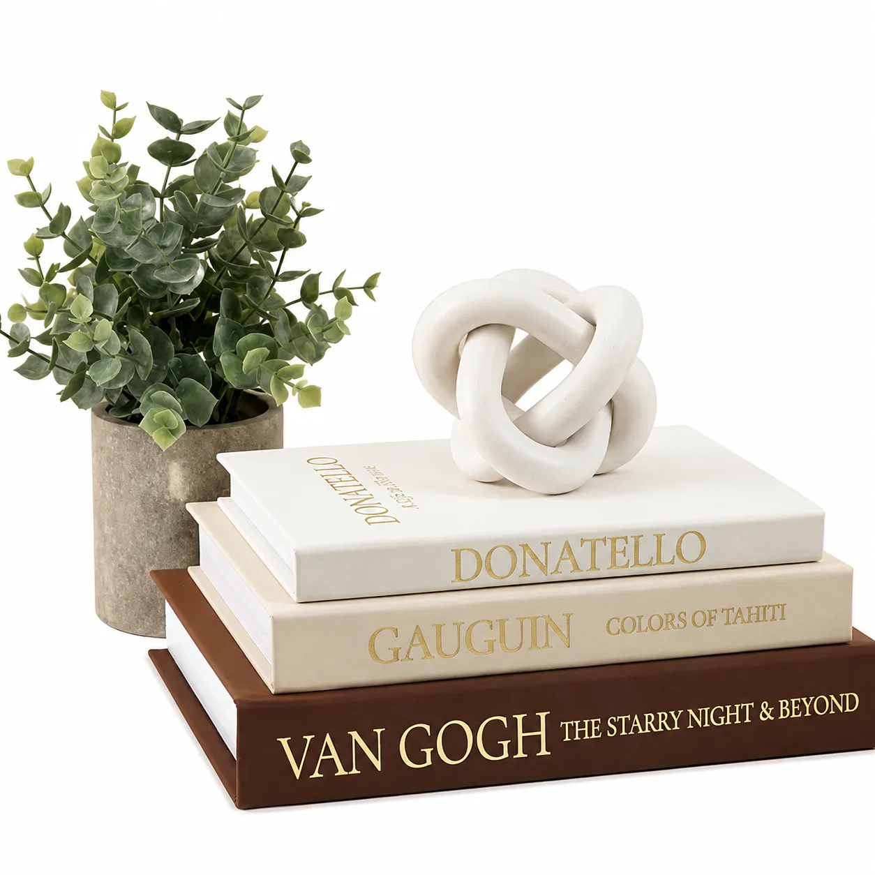Donatello, Gauguin, and Van Gogh Coffee Table Book Set