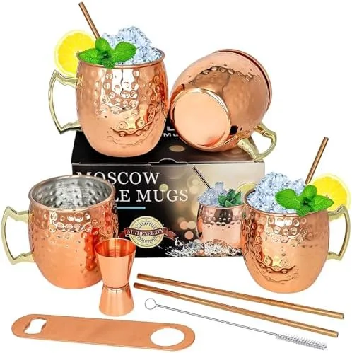 Copper Mule Mug Set