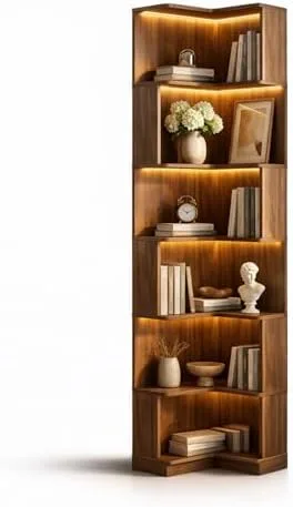 Stack Books Vertically Into a Corner Nobody's Using
