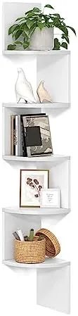 Tuck a Shelf Into the One Corner a Table Would Never Fit