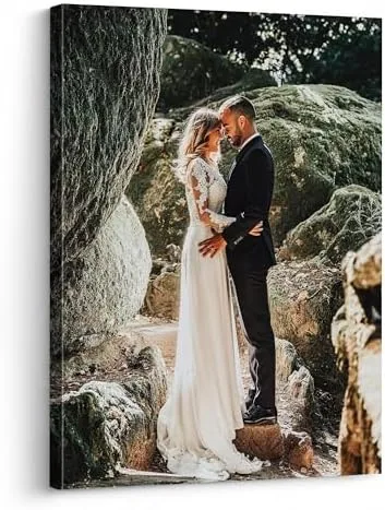 Custom Couple Photo Canvas Print