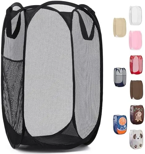 Roll a Flat-Pack Hamper Open in Seconds Instead of Hunting for a Spare Box
