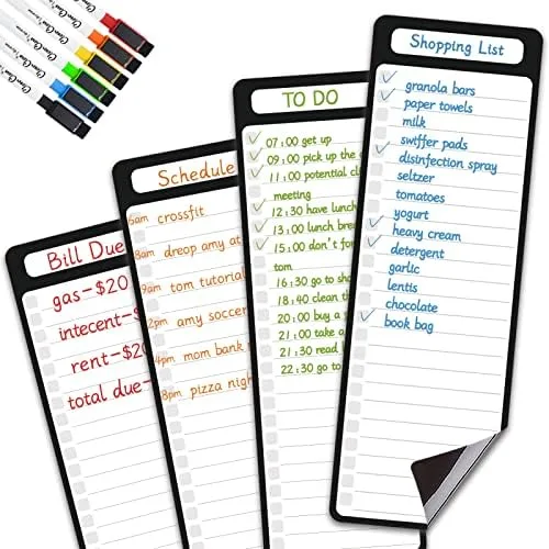 Pin a Paper Checklist to the Fridge Where the Whole House Sees It
