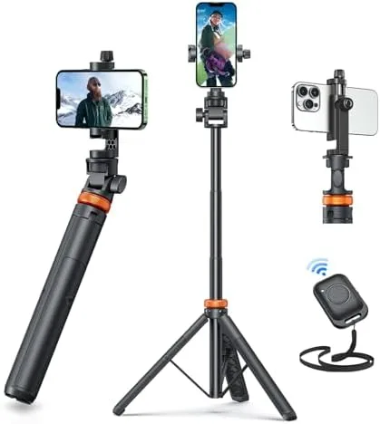 Snap a Before-and-After Photo With a Small Tripod for a Phone