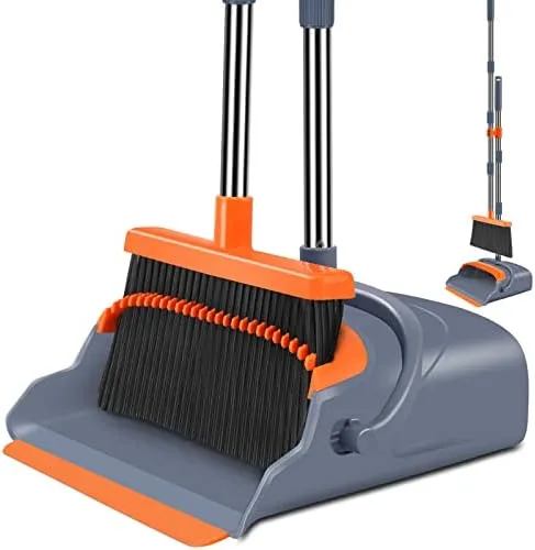 Sweep a Garage Floor Clear Before the Keep Pile Gets Organized Back Onto Shelves