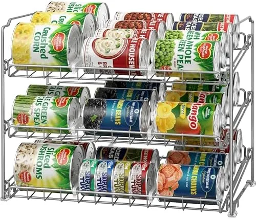 Sort Canned Goods Into Their Own Eye-Level Row Instead of a Leaning Stack