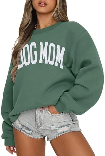 "Dog Mom" Graphic Sweatshirt