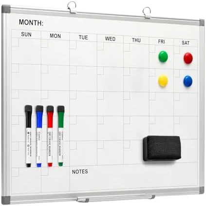 Dry-Erase Monthly Wall Calendar