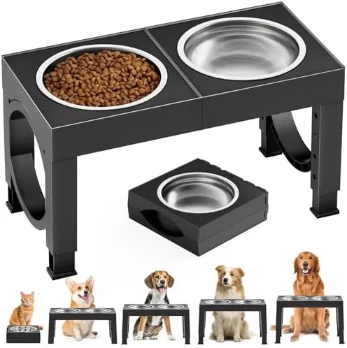 Elevated Double Dog Bowl Stand