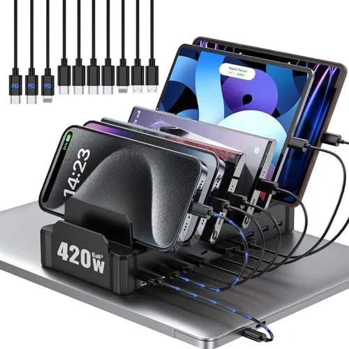 Charge Everything in One Spot Instead of Hunting for an Outlet
