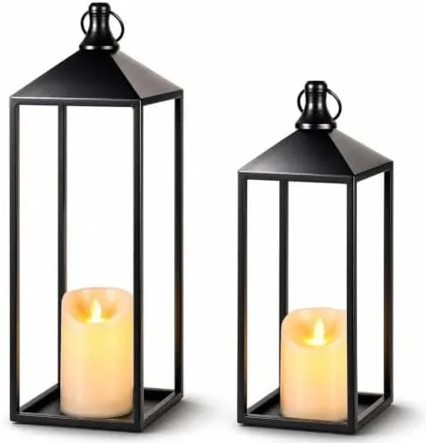 Flameless Candle Lantern Set