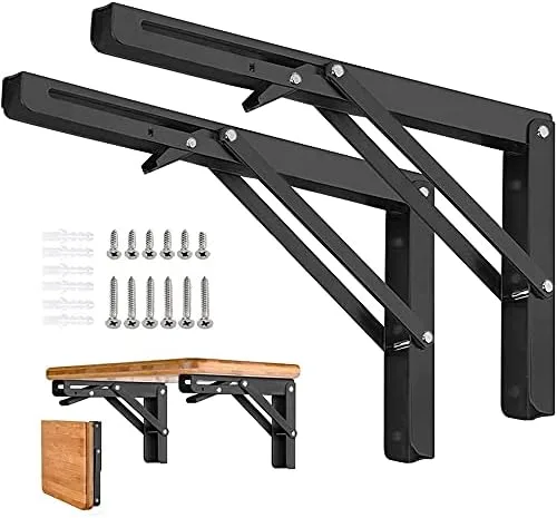 Fold a Shelf Flat Against the Wall When Nobody's Sitting on It