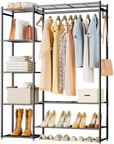 Fold Laundry Straight Onto the Shelf Built Into the Same Rack