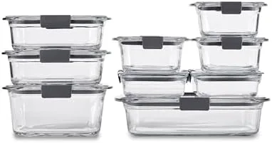 14-Piece Glass Food Storage Container Set