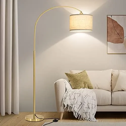Gold Arc Floor Lamp
