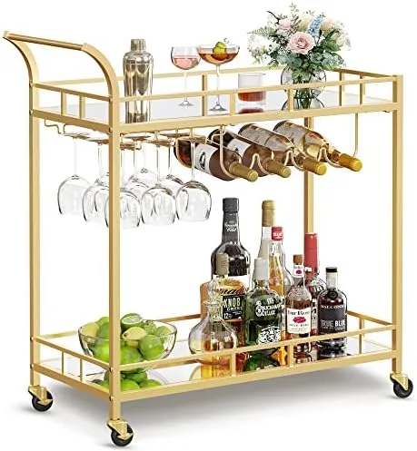 Wheel a Bar Cart to the Door and Let It Catch Keys and Mail Instead
