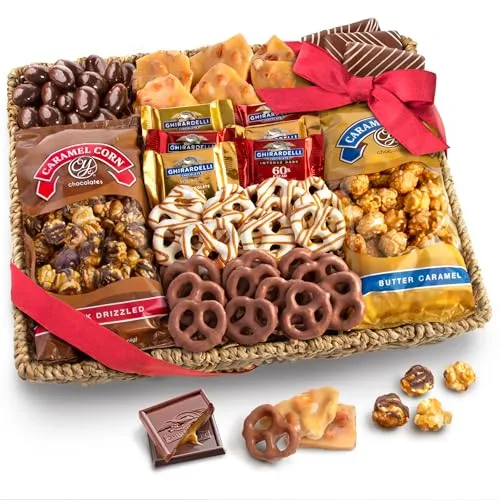 Gourmet Chocolate & Pretzel Snack Basket