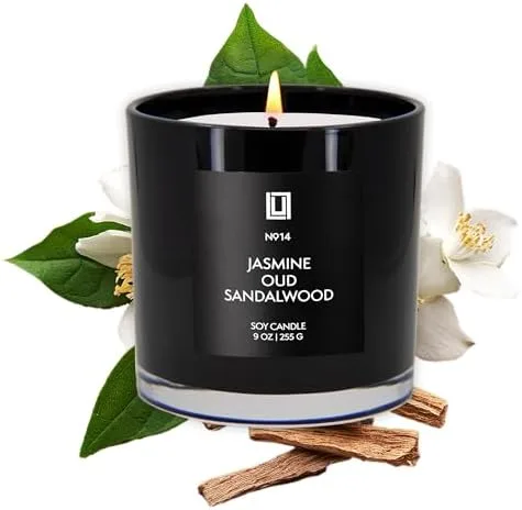 Jasmine Oud Sandalwood Soy Candle