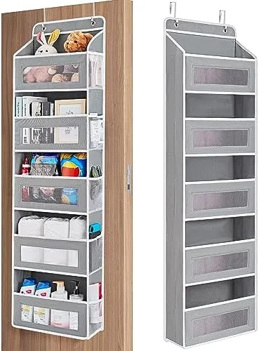Hang an Over-the-Door Organizer to Catch Daily Overflow Before It Hits the Counter