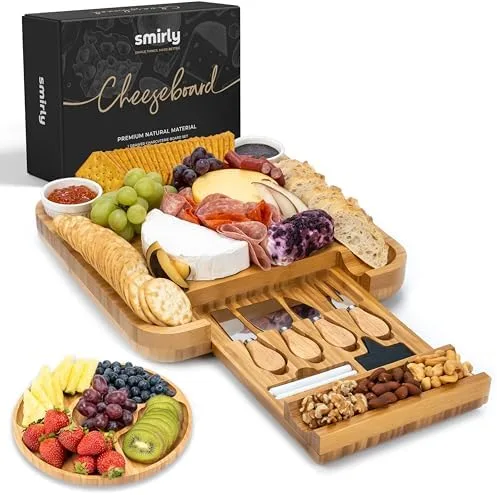 Marble-Look Coaster Set with Holder