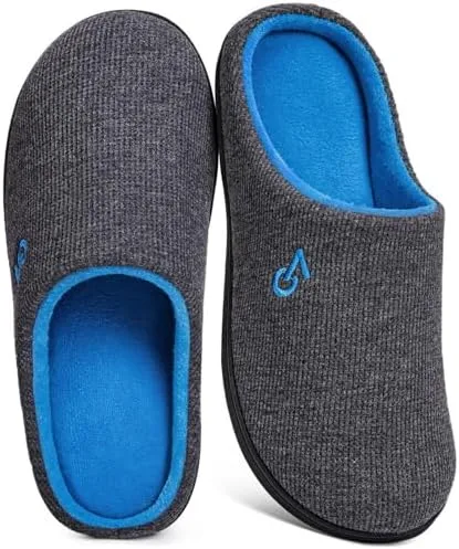 Men's House Slippers, Memory Foam